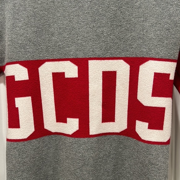 GCDS logo knit crewneck sweater - Picture 2 of 6